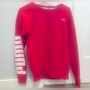 PINK puma crew neck